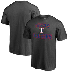 Heathered Gray Texas Rangers Core Basics Victory Arch T-Shirt