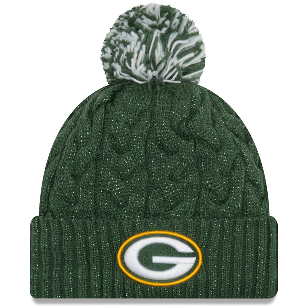 Women's Cozy Cable Cuffed Knit Hat - Green Bay Packers Hats