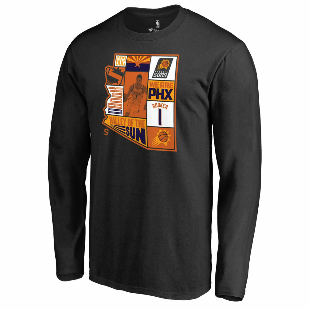 Devin Booker Phoenix Suns Player State Long Sleeve T-Shirt