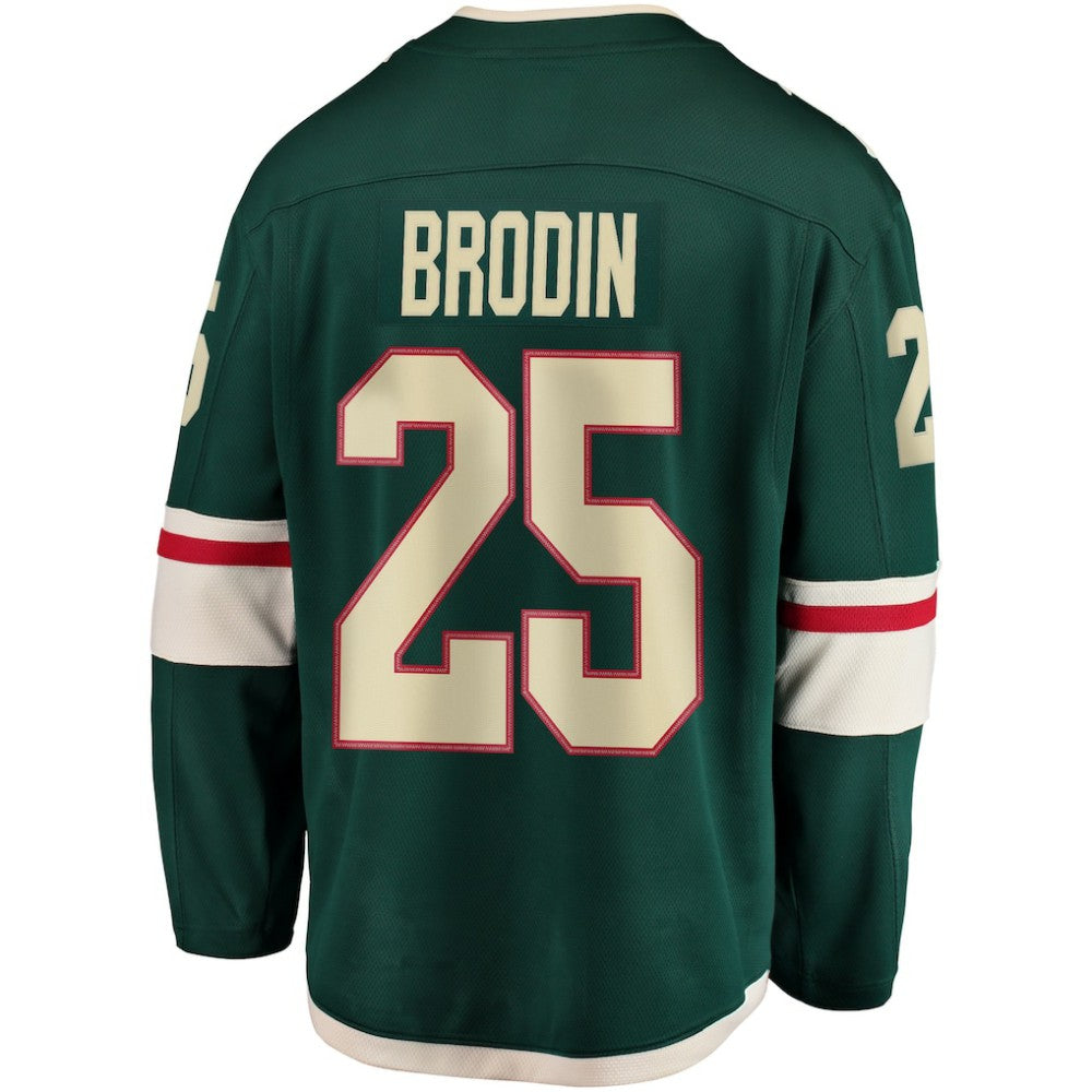 NHL Jonas Brodin Minnesota Wild Fanatics Breakaway Jersey
