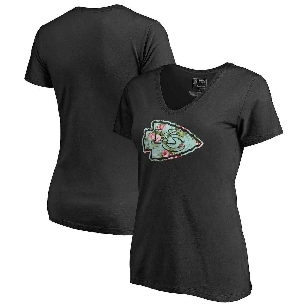 Women's Lovely V-Neck T-Shirt - Kansas City Chiefs T-shirts