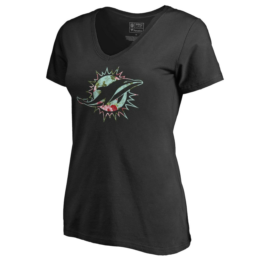 Women's Lovely V-Neck T-Shirt - Miami Dolphins T-shirts