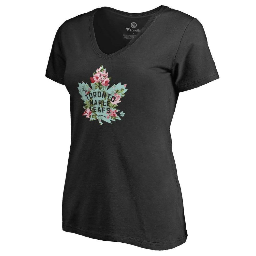 NHL Toronto Maple Leafs Women's Lovely V-Neck T-Shirt