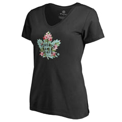 NHL Toronto Maple Leafs Women's Lovely V-Neck T-Shirt