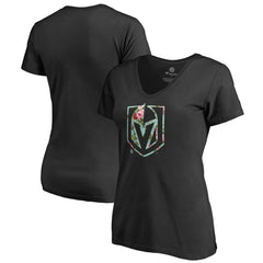 NHL Vegas Golden Knights Women's Lovely V-Neck T-Shirt