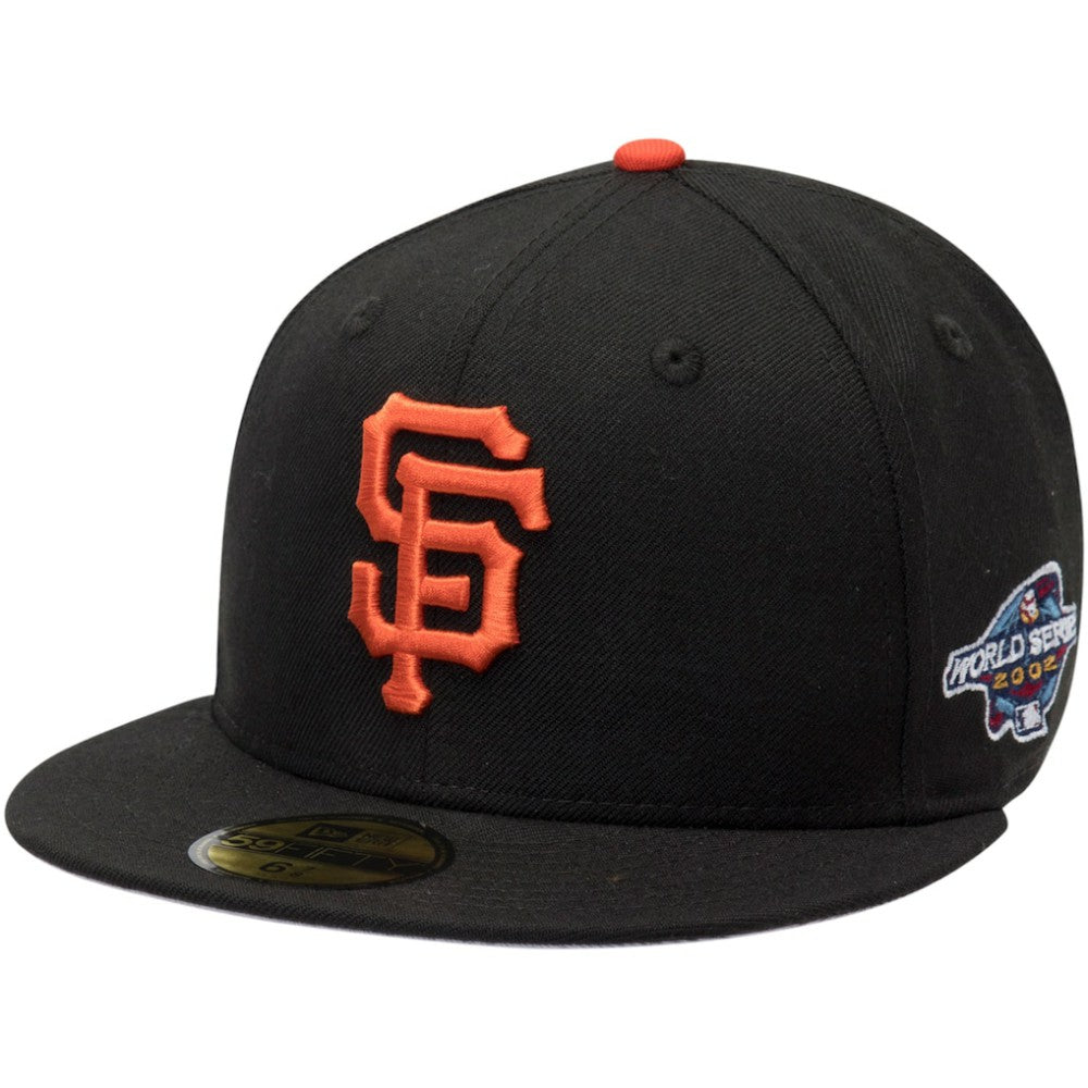 Black San Francisco Giants New Era 2002 World Series Wool 59FIFTY Fitted Hat