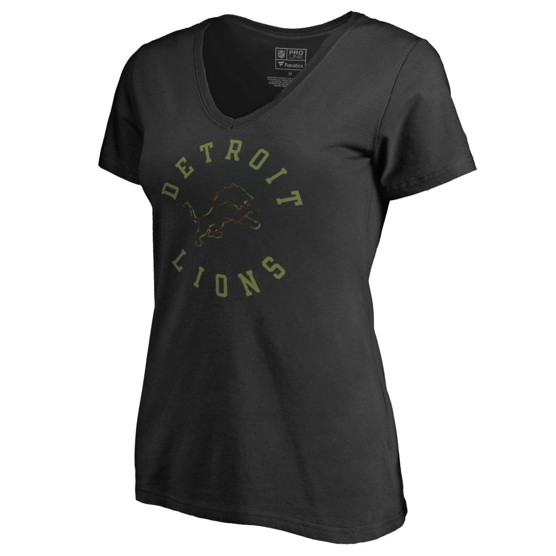 Women's Camo Collection Liberty V-Neck T-Shirt - Detroit Lions T-shirts