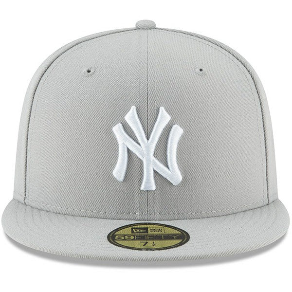 Gray New York Yankees New Era Fashion Color Basic 59FIFTY Fitted Hat