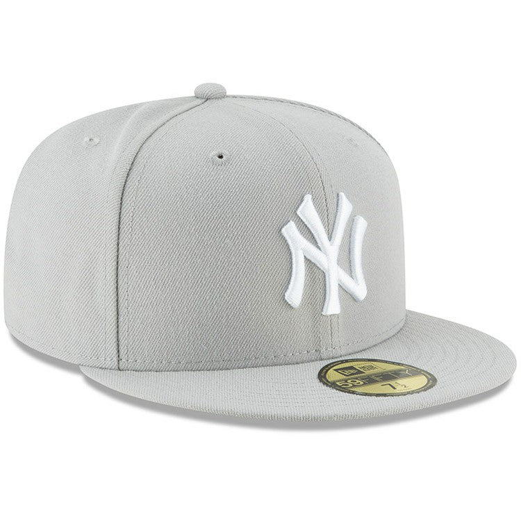 Gray New York Yankees New Era Fashion Color Basic 59FIFTY Fitted Hat