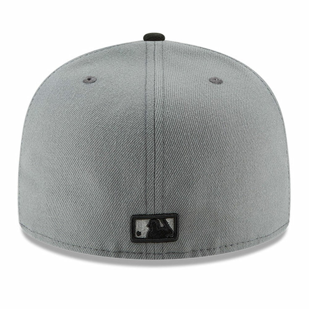 Gray/Black Los Angeles Dodgers New Era Two-Tone 59FIFTY Fitted Hat