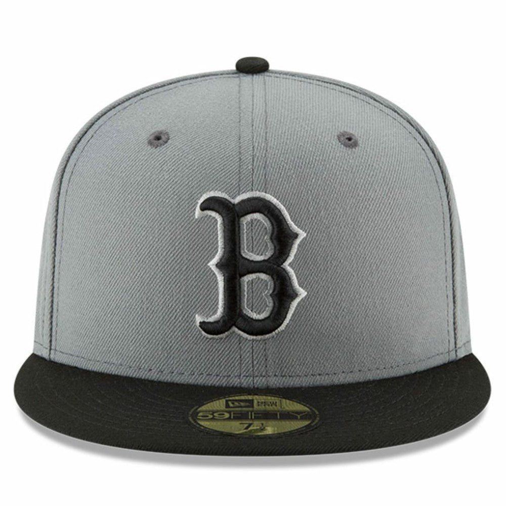 Gray/Black Boston Red Sox New Era Two-Tone 59FIFTY Fitted Hat