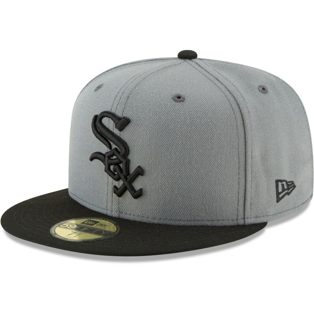 Gray/Black Chicago White Sox New Era Two-Tone 59FIFTY Fitted Hat