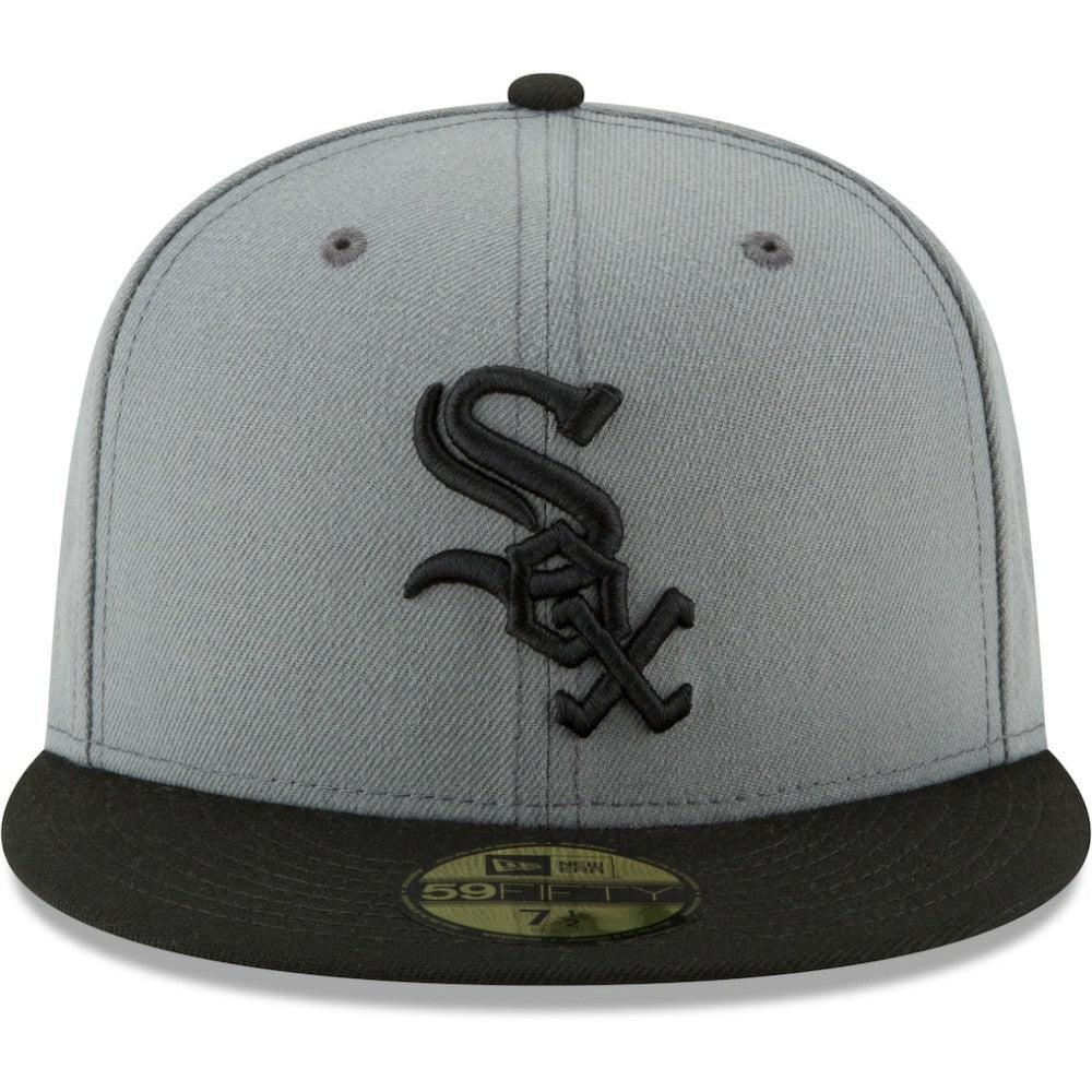 Gray/Black Chicago White Sox New Era Two-Tone 59FIFTY Fitted Hat
