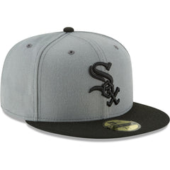 Gray/Black Chicago White Sox New Era Two-Tone 59FIFTY Fitted Hat