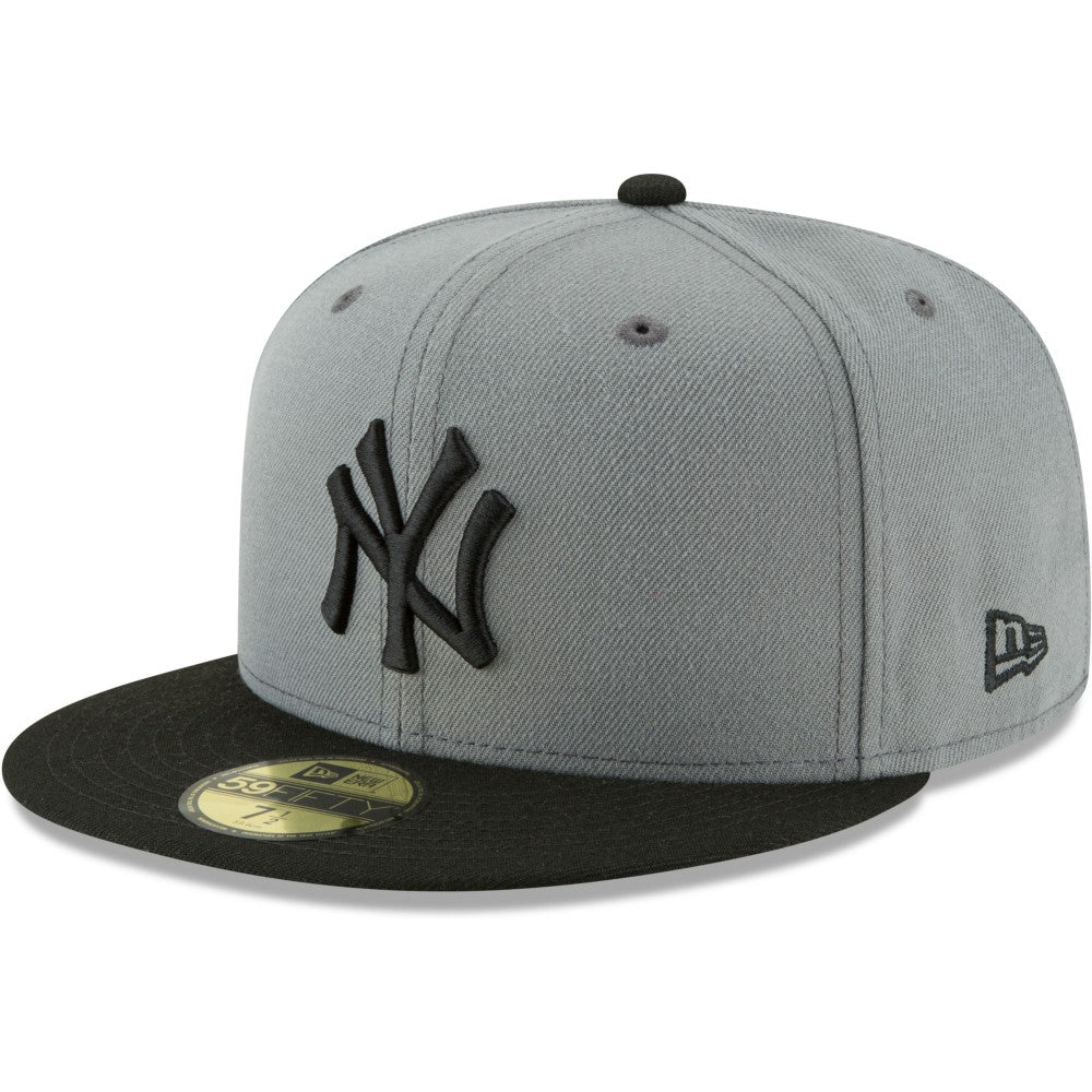 Gray/Black New York Yankees New Era Two-Tone 59FIFTY Fitted Hat