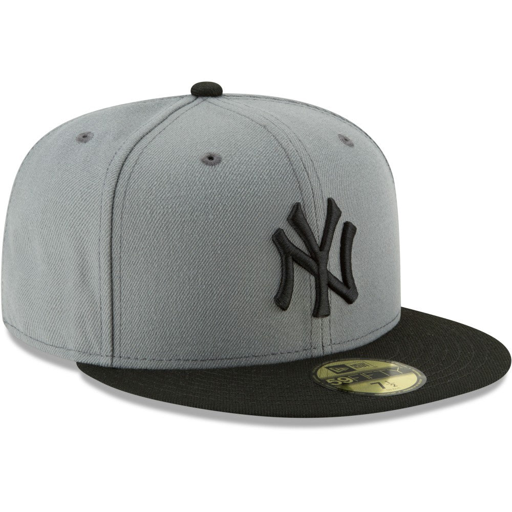 Gray/Black New York Yankees New Era Two-Tone 59FIFTY Fitted Hat