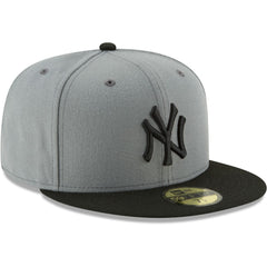 Gray/Black New York Yankees New Era Two-Tone 59FIFTY Fitted Hat