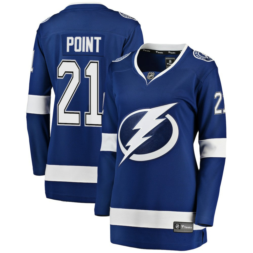 NHL Brayden Point Tampa Bay Lightning Fanatics Women's Breakaway Player Jersey