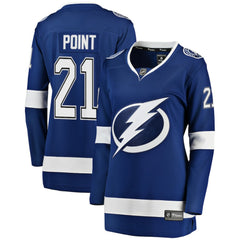 NHL Brayden Point Tampa Bay Lightning Fanatics Women's Breakaway Player Jersey