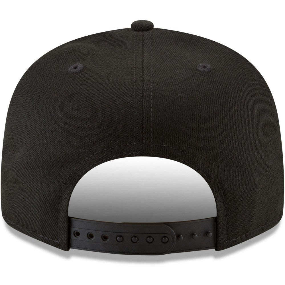 Black Los Angeles Angels New Era Black & White 9FIFTY Snapback Hat