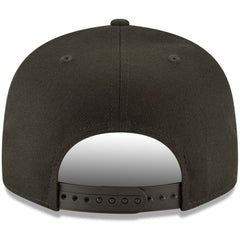 Black Philadelphia Phillies New Era Black on Black 9FIFTY Team Snapback Adjustable Hat