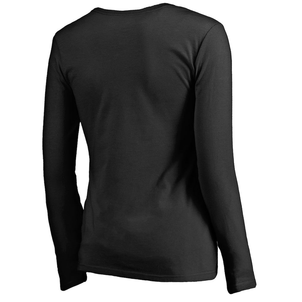New York Knicks Women's Lovely V-Neck Long Sleeve T-Shirt