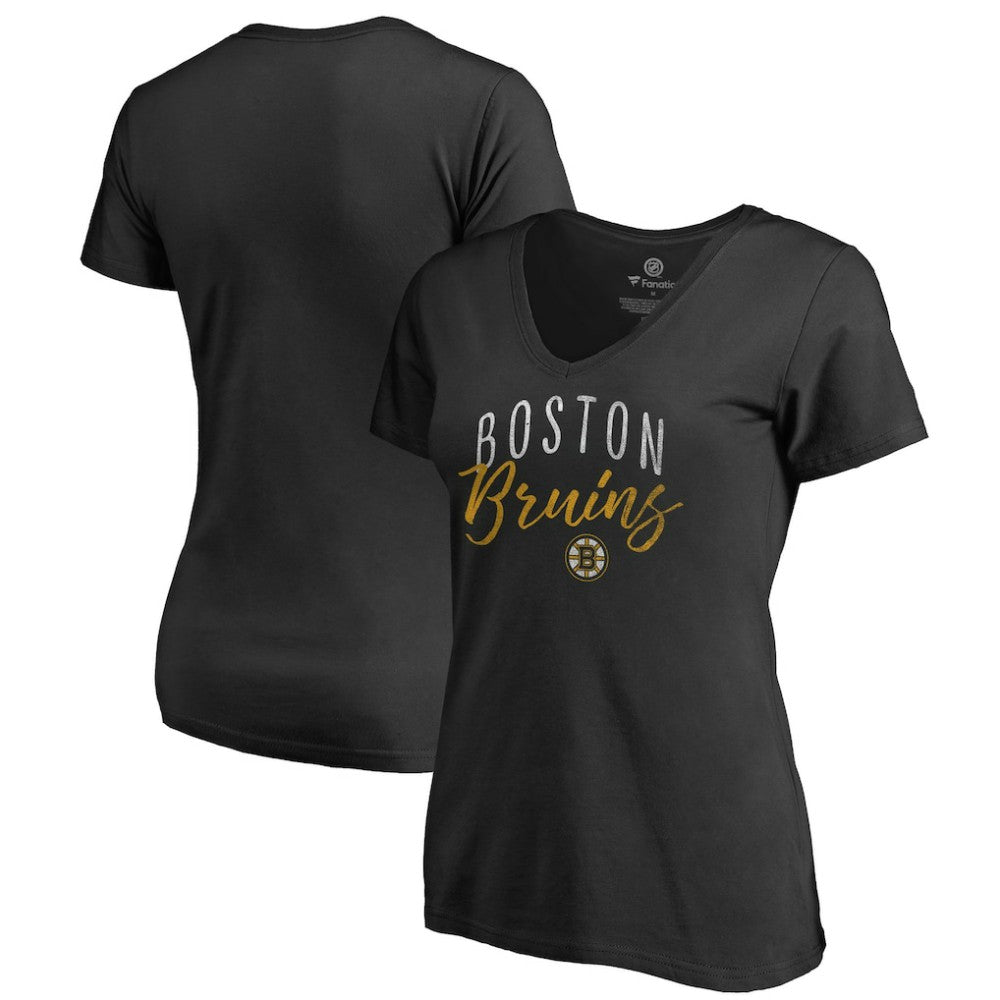NHL Boston Bruins Women's Graceful V-Neck T-Shirt