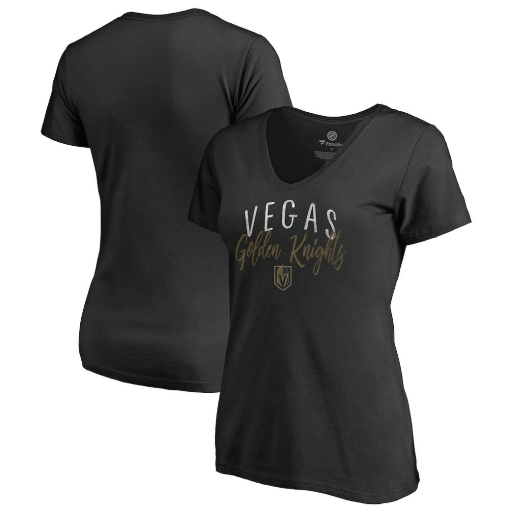 NHL Vegas Golden Knights Women's Graceful V-Neck T-Shirt
