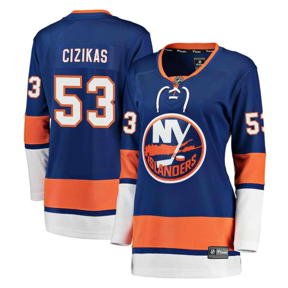 NHL Casey Cizikas New York Islanders Fanatics Women's Breakaway Player Jersey