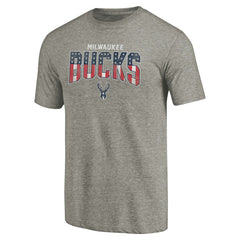 Milwaukee Bucks Freedom Tri-Blend T-Shirt