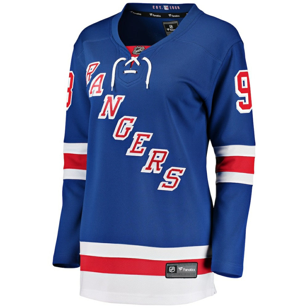 NHL Mika Zibanejad New York Rangers Fanatics Women's Breakaway Player Jersey