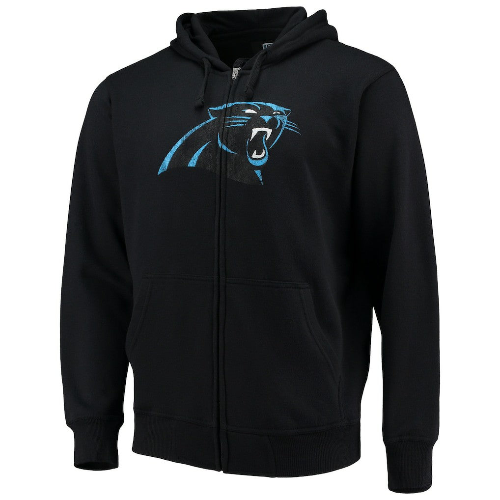 G-III Sports by Carl Banks Primary Logo Full-Zip Hoodie - Carolina Panthers Hoodies