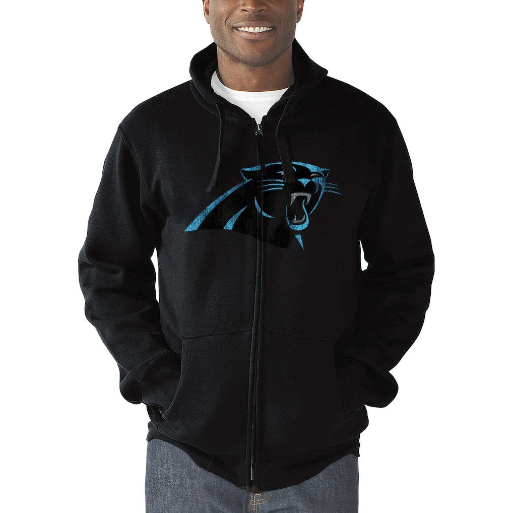 G-III Sports by Carl Banks Primary Logo Full-Zip Hoodie - Carolina Panthers Hoodies