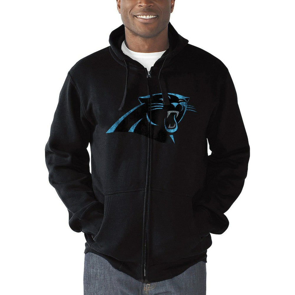 G-III Sports by Carl Banks Primary Logo Full-Zip Hoodie - Carolina Panthers Hoodies