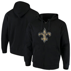 G-III Sports by Carl Banks Primary Logo Full-Zip Hoodie - New Orleans Saints Hoodies