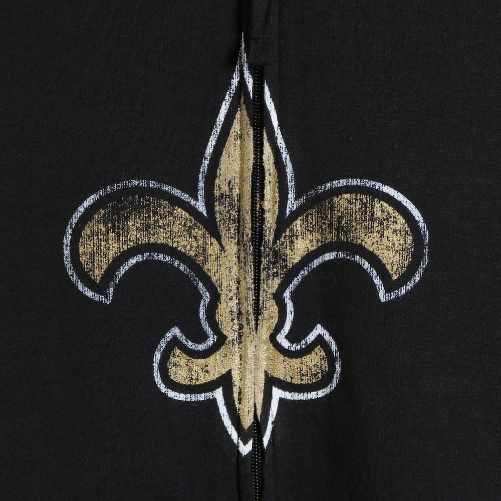 G-III Sports by Carl Banks Primary Logo Full-Zip Hoodie - New Orleans Saints Hoodies