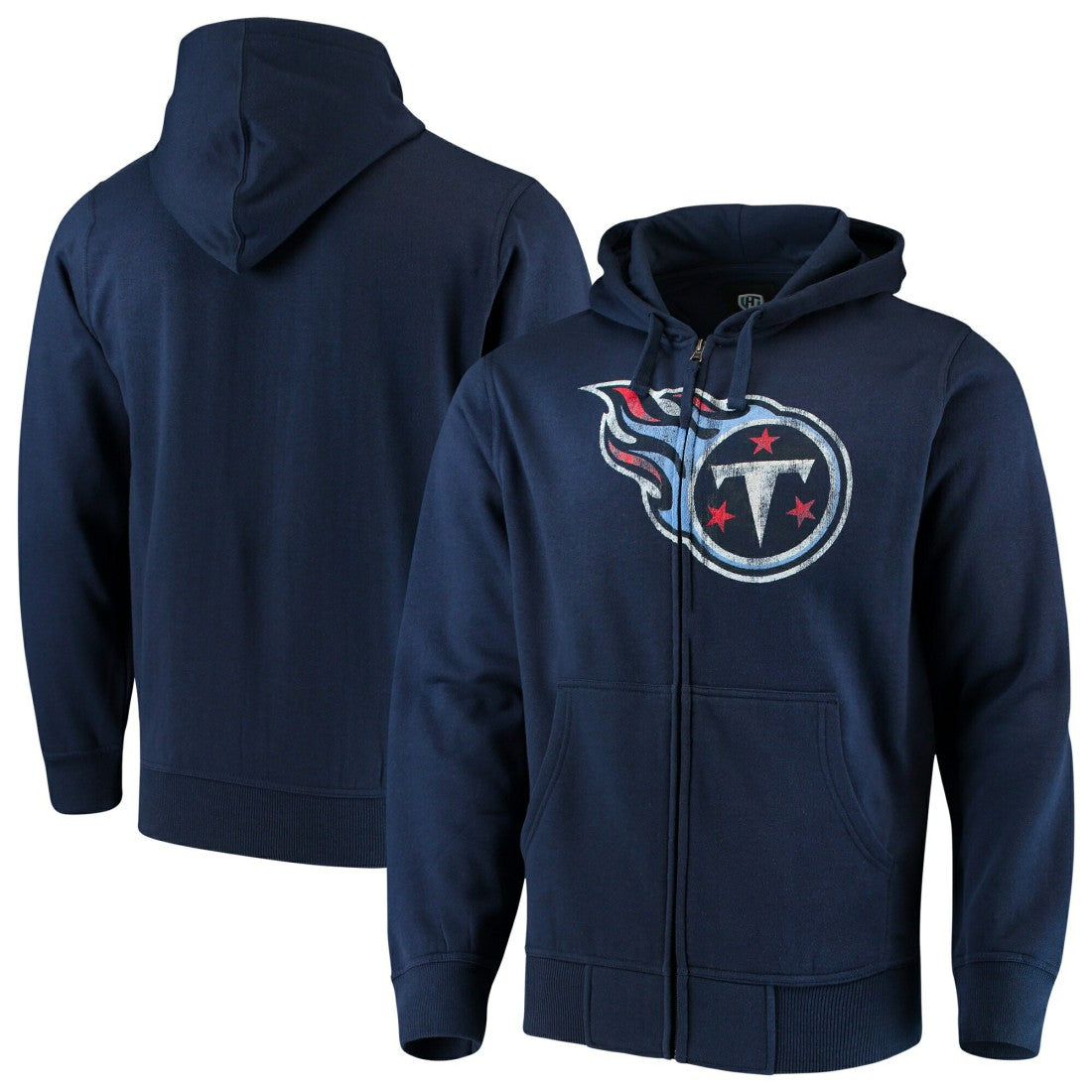 G-III Sports by Carl Banks Primary Logo Full-Zip Hoodie - Tennessee Titans Hoodies