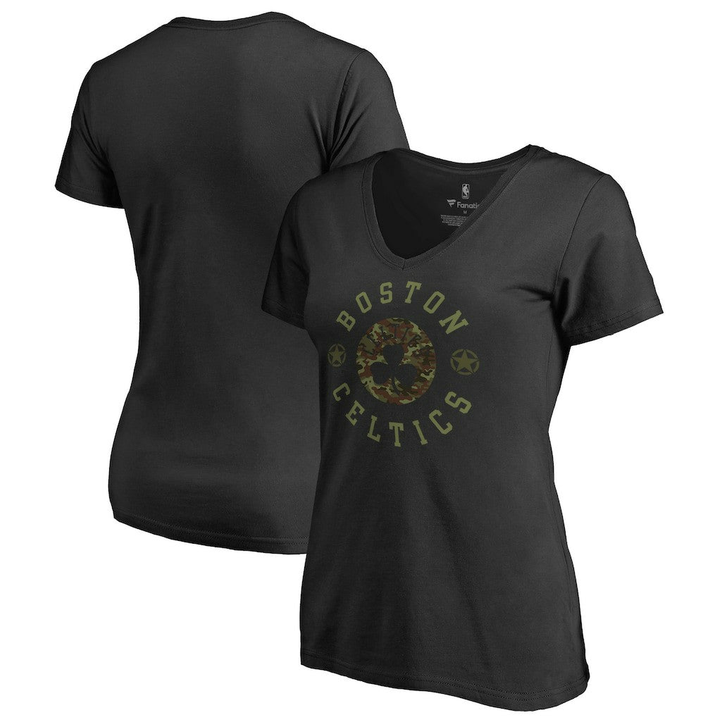 Boston Celtics Women's Liberty V-Neck T-Shirt