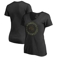 Minnesota Timberwolves Women's Liberty V-Neck T-Shirt