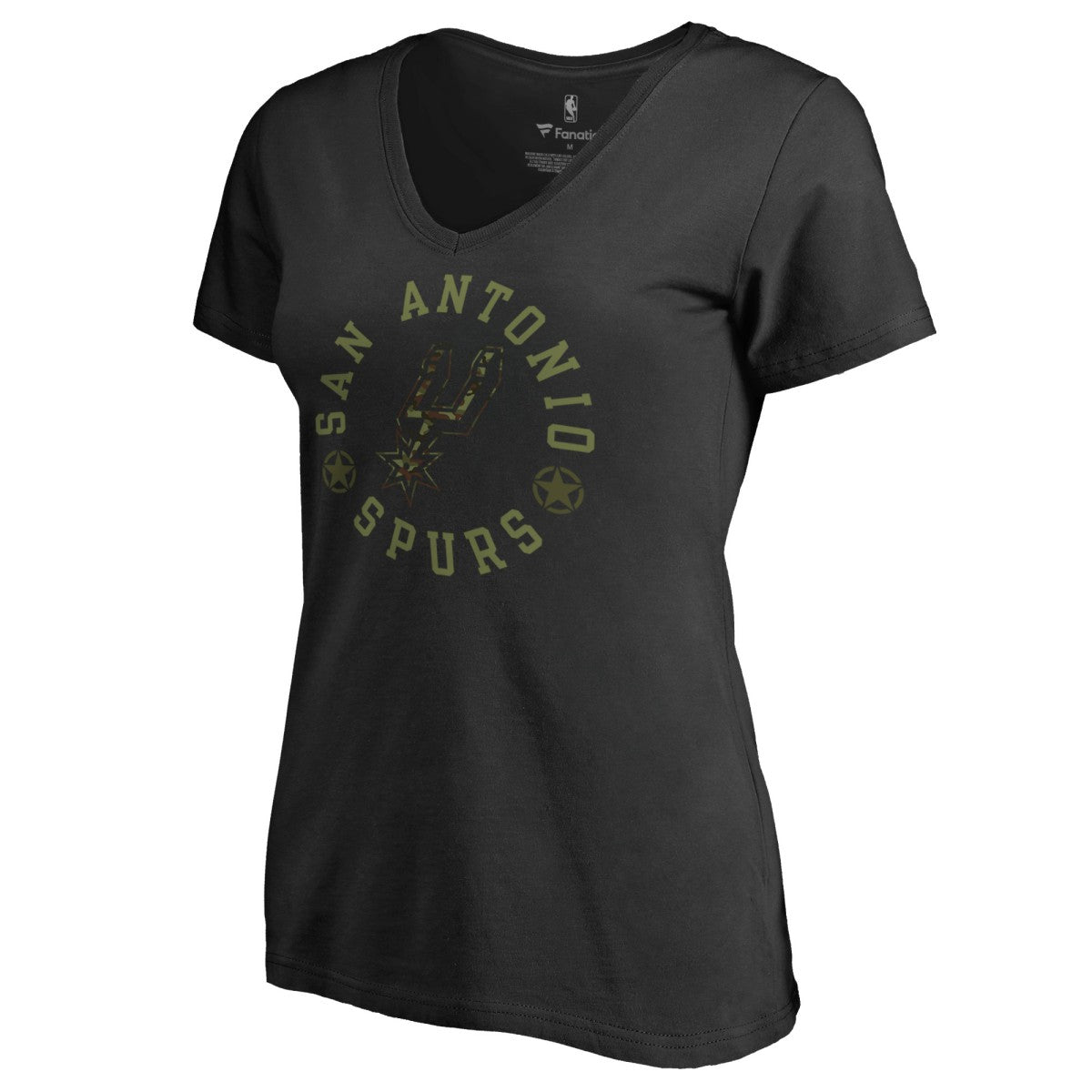 San Antonio Spurs Women's Liberty V-Neck T-Shirt