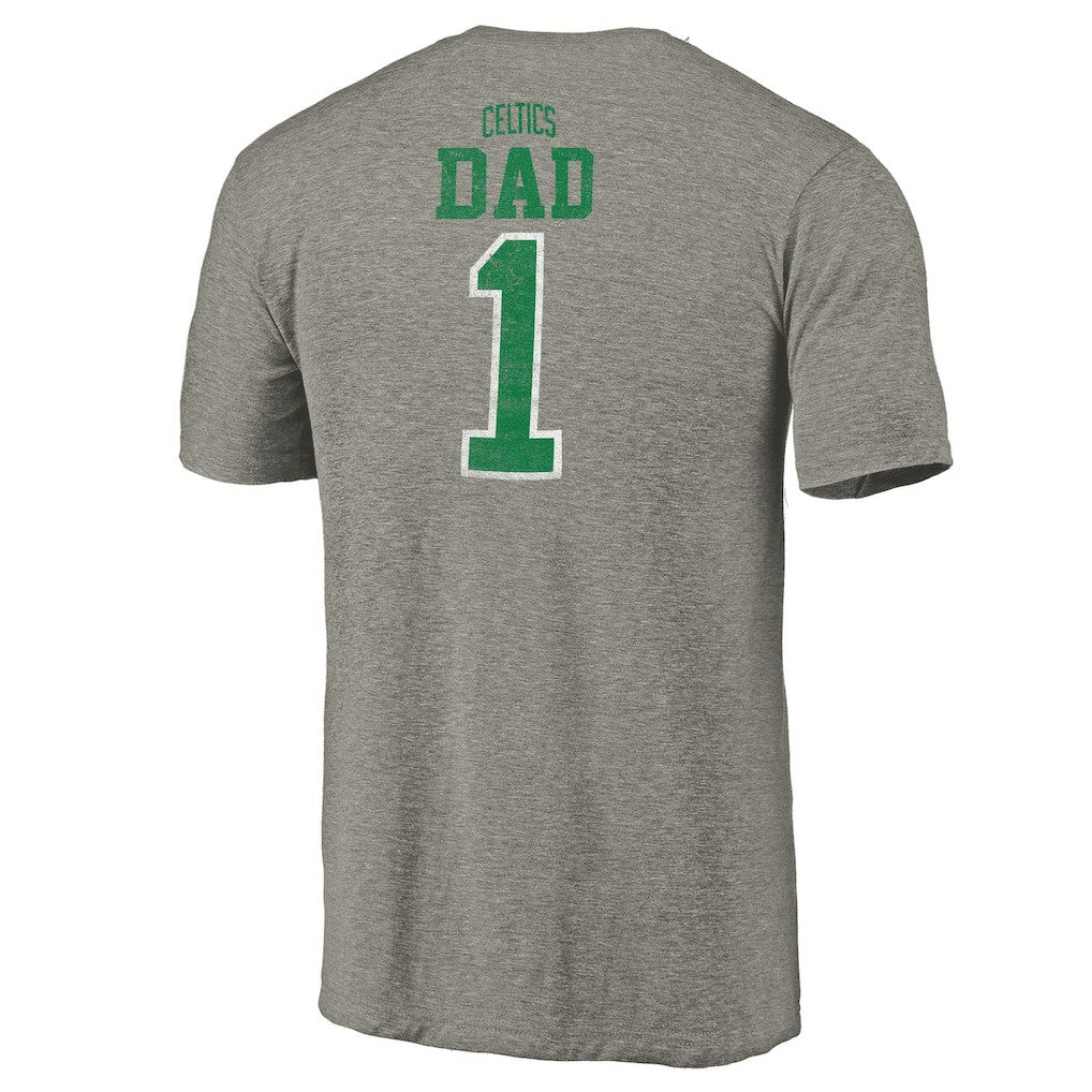 Boston Celtics Greatest Dad Tri-Blend T-Shirt