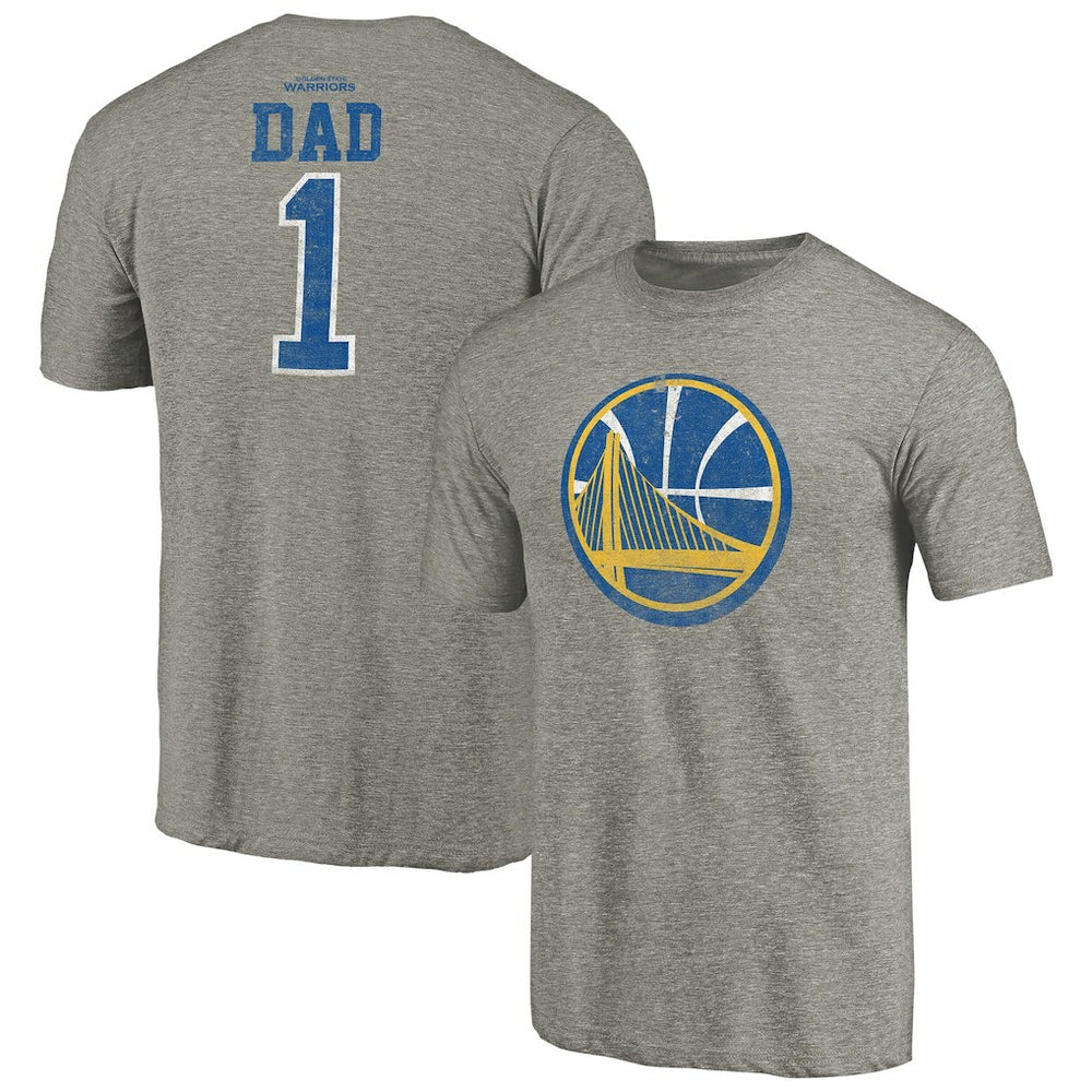 Golden State Warriors Greatest Dad Tri-Blend T-Shirt sale