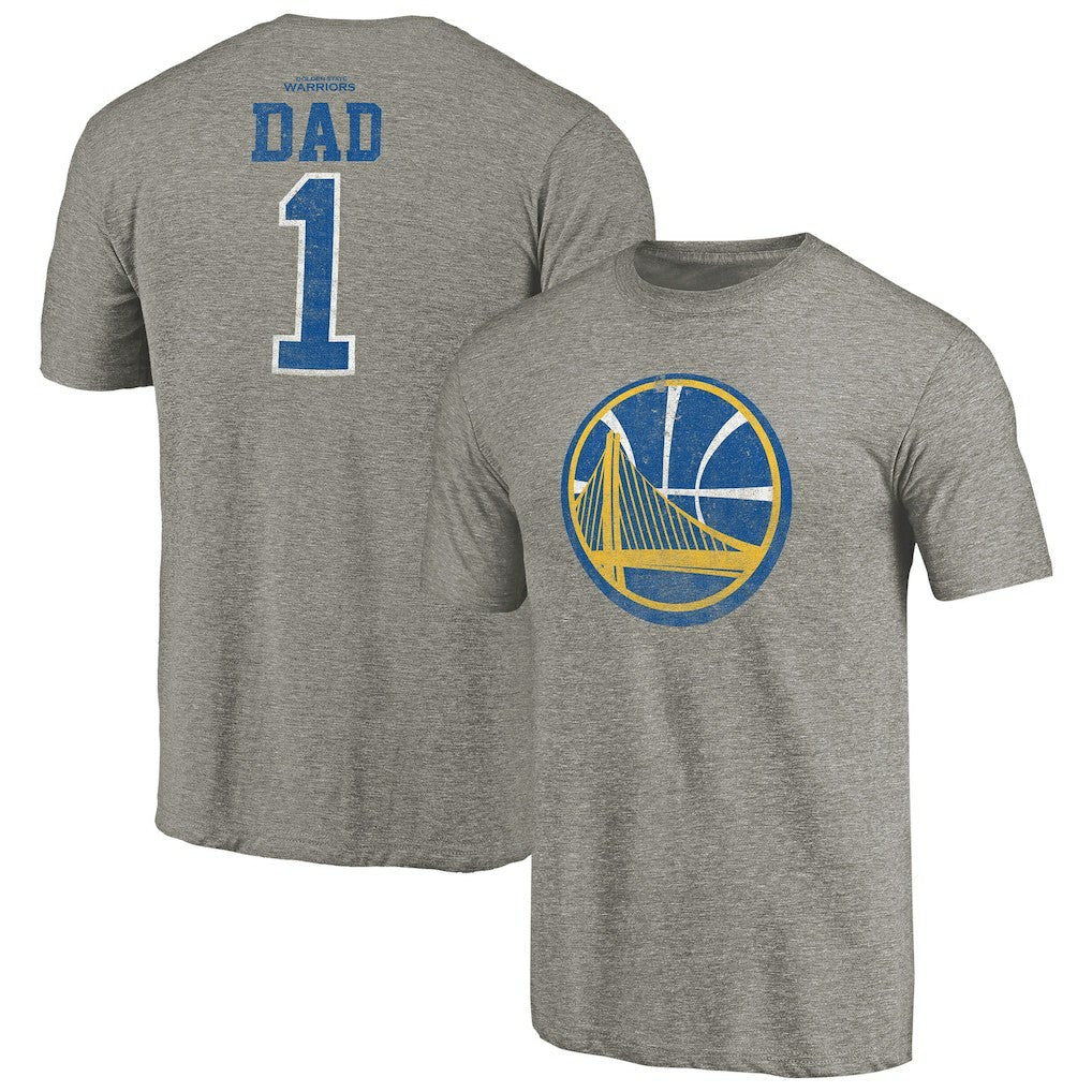 Golden State Warriors Greatest Dad Tri-Blend T-Shirt sale