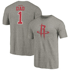 Houston Rockets Greatest Dad Tri-Blend T-Shirt