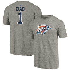Oklahoma City Thunder Greatest Dad Tri-Blend T-Shirt