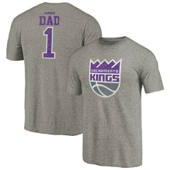 Sacramento Kings Greatest Dad Tri-Blend T-Shirt
