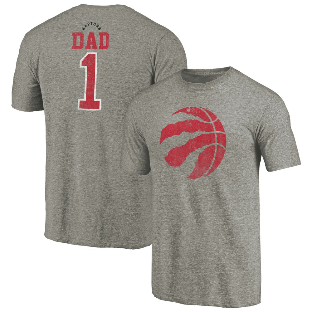 Toronto Raptors Greatest Dad Tri-Blend T-Shirt