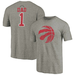 Toronto Raptors Greatest Dad Tri-Blend T-Shirt
