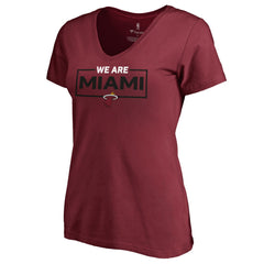 Miami Heat Women's We Are Iconic Collection V-Neck T-Shirt