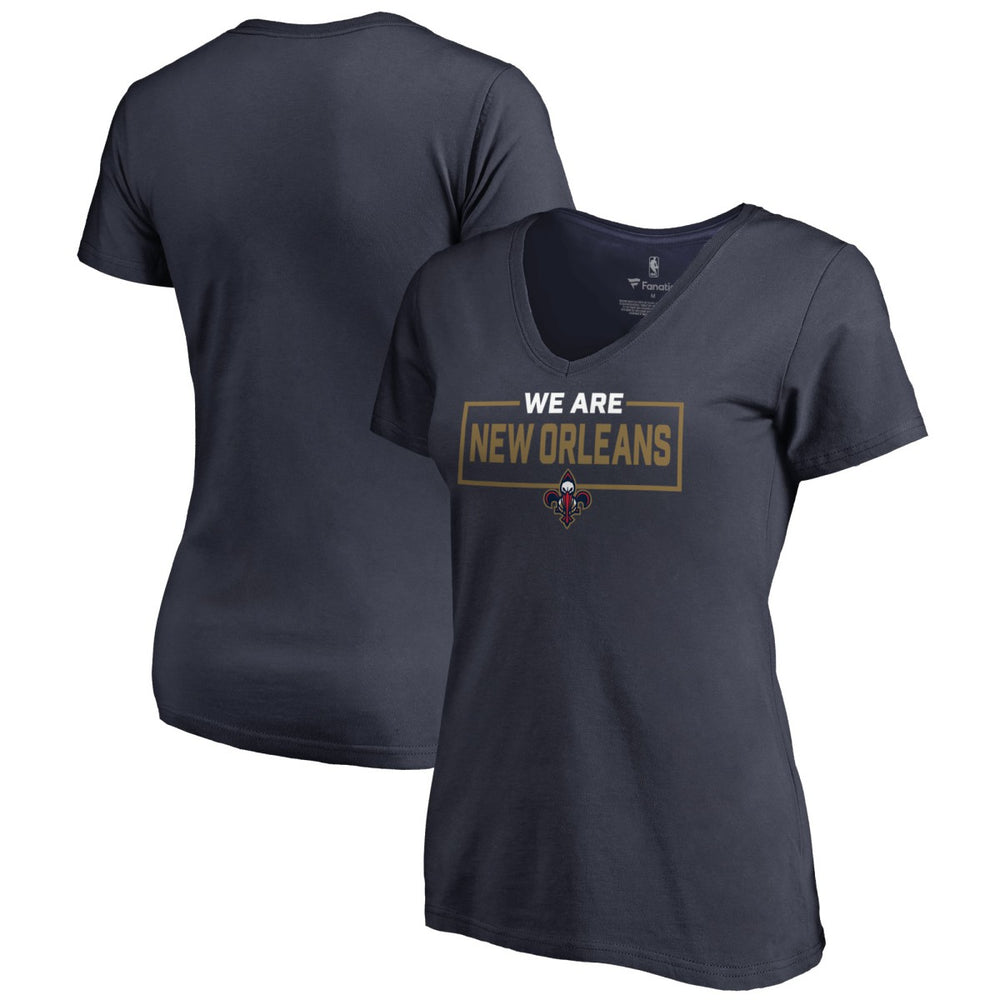 New Orleans Pelicans Women's We Are Iconic Collection V-Neck T-Shirt